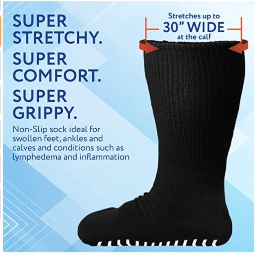 New- Extra Wide Socks
